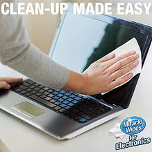 Load image into Gallery viewer, MiracleWipes for Electronics Cleaning - Screen Wipes Designed for TV, Phones, Monitors and More - (30 Count)
