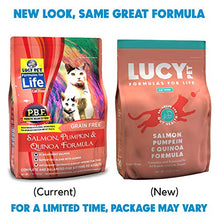Load image into Gallery viewer, Lucy Pet Products Formulas for Life - Sensitive Stomach &amp; Skin Dry Cat Food, All Breeds &amp; Life Stages - Salmon, Pumpkin, &amp; Quinoa, 4 LB Bag
