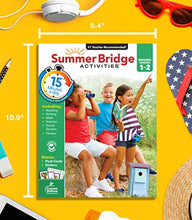 Load image into Gallery viewer, Summer Bridge Activities Workbook―Bridging Grades 1 to 2 in Just 15 Minutes a Day, Reading, Writing, Math, Science, Social Studies, Summer Learning Activity Book With Flash Cards (160 pgs)

