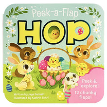 Load image into Gallery viewer, Peek-a-Flap Hop - Children's Lift-a-Flap Board Book Gift for Easter Basket Stuffers, Ages 2-6 (Peek-A-Flap Board Book)
