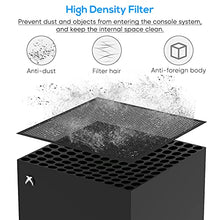 Load image into Gallery viewer, Dust Filter for Xbox Series X, Vent Dust Filter Cover Top Case Dust Proof Filter Cover for Xbox Series X- 2 Pack
