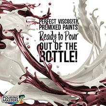 Load image into Gallery viewer, Pouring Masters Vintage Wine Metallic Pearl Acrylic Ready to Pour Pouring Paint – Premium 64-Ounce Pre-Mixed Water-Based - for Canvas, Wood, Paper, Crafts, Tile, Rocks and More
