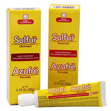 Load image into Gallery viewer, Grisi Sulfur Ointment, Ointment with 10% Sulfur, Assists you in Treating Pimples, Blackheads or Blemishes, Acne Treatment,2-Pack of 0.70 Oz, Tubes.
