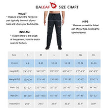 Load image into Gallery viewer, BALEAF Men's Thermal Windproof Cycling Pants Fleece Mountain Bike Pants Winter Cold Weather Running Gear Black L
