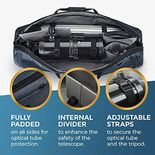 Load image into Gallery viewer, Multipurpose Telescope Case - Fits Most Telescopes - 40x10.6x7 inch - Bonus Smart Phone Adapter Included
