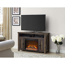 Load image into Gallery viewer, Ameriwood Home Farmington Electric Fireplace TV Console for TVs up to 50", Rustic
