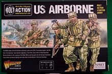 Load image into Gallery viewer, Bolt Action US Airborne Starter Army 1:56 WWII Military Wargaming Plastic Model Kit

