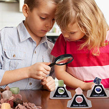 Load image into Gallery viewer, Lehoo Castle Gemstone Dig Kit with 12 Real Gems - Excavation Kits for Kids with Rock Collection Display Stands, STEM Educational Toys Gifts for Kids Ages 6 7 8 9 10
