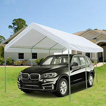 Load image into Gallery viewer, ADVANCE OUTDOOR 10 x 20 FT Heavy Duty Carport Car Canopy Garage Boat Shelter Party Tent, Adjustable Height from 6.0ft to 7.5ft, White
