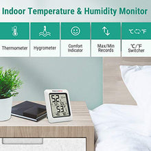Load image into Gallery viewer, ThermoPro TP50 Digital Hygrometer Indoor Thermometer Room Thermometer and Humidity Gauge with Temperature Humidity Monitor
