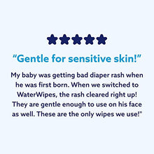 Load image into Gallery viewer, WaterWipes Unscented Baby Wipes, Sensitive and Newborn Skin, 12 Packs (720 Wipes)

