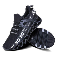 Load image into Gallery viewer, UMYOGO Mens Athletic Walking Blade Running Tennis Shoes Fashion Sneakers (10 M US, 1-Black)
