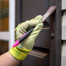 Load image into Gallery viewer, G &amp; F Products 1852-3 Women Soft Jersey Garden Gloves, Women Work Gloves, 3-Pairs Green/Pink/Blue per Pack
