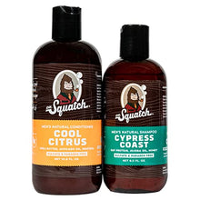Load image into Gallery viewer, Dr. Squatch Citrus &amp; Cypress Men's Shampoo + Conditioner Hair Bundle - Keeps Hair Looking Full, Healthy, Hydrated
