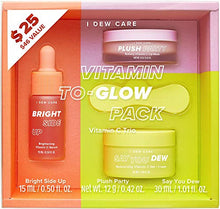Load image into Gallery viewer, I DEW CARE Vitamin To-Glow Pack Skin Care Set | Brightening Starter Kit | Korean Skincare, Vegan, Cruelty-free, Paraben-free | Birthday gifts for friends female
