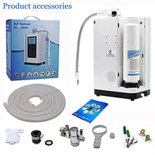 Load image into Gallery viewer, AGWIM AquaGreen Alkaline Water Ionizer Machine AG7.0, Home Water Filtration System, Produces pH 3.5-10.5 Alkaline Water, 7 Water Settings, Up to -570mV ORP, 8000L, Silver
