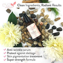 Load image into Gallery viewer, Natural Vitamin A Retinol Serum 2.5%, XL 2 oz. Bottle – Anti-Aging Serum + Vitamin E Oil, Jojoba Oil, Witch Hazel – Hyaluronic Acid Serum for Face Fades Wrinkles, Dark Spots, Damage by Eva Naturals
