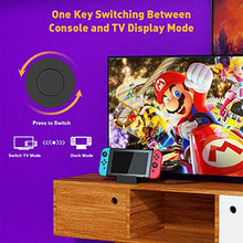 Load image into Gallery viewer, TV Docking Station for Nintendo Switch, WEGWANG Portable TV Dock Station Replacement for Official Nintendo Switch with HDMI and USB 3.0 Port
