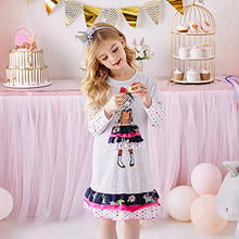 Load image into Gallery viewer, DXTON Little Girls Dresses Winter Long Sleeve Animal Dresses LH7771 6T
