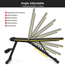 Load image into Gallery viewer, figolo Workout Bench, Adjustable Weight Bench with Wider Backrest/Seat for Full Body Workout Home Gym Strength Training Press bench with Easy Folding [2020 New Version]
