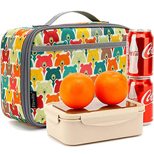 Load image into Gallery viewer, FlowFly Kids Lunch box Insulated Soft Bag Mini Cooler Back to School Thermal Meal Tote Kit for Girls, Boys, Heart

