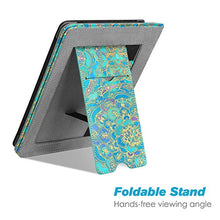 Load image into Gallery viewer, Fintie Stand Case for All-New Kindle (10th Generation, 2019) / Kindle (8th Generation, 2016) - Premium PU Leather Protective Sleeve Cover with Card Slot and Hand Strap, Shades of Blue
