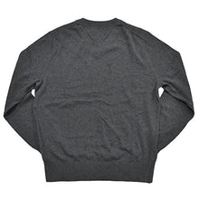 Load image into Gallery viewer, Tommy Hilfiger Men's Cotton V Neck Sweater, Asphalt Heather, Medium

