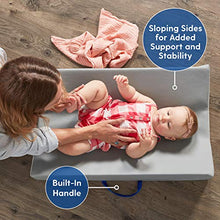 Load image into Gallery viewer, ECR4Kids Ultra-Soft Daycare Baby and Infant Contoured Changing Pad, Non-Slip Bottom, Built-in Handle Easy to Transport Travel - Primary, Assorted, (Model: ELR-029)

