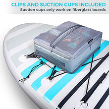 Load image into Gallery viewer, SUP-NOW Stand Up Paddle Board Cooler Water Resistant Paddleboard Accessory Deck Bag w/Mesh Top (Gray)
