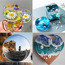Load image into Gallery viewer, Epoxy Resin Kit, 42 OZ / 1100ml Crystal Clear Epoxy Resin for Art, Craft, Coating, Casting and Jewelry Making, Come with 4 Graduated Cups, 4 Stir Sticks and 10 Pairs Gloves
