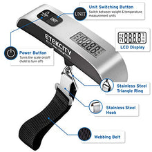 Load image into Gallery viewer, Etekcity Luggage Scale, Digital Portable Handheld Suitcase Weight for Travel with Rubber Paint, Temperature Sensor, 110 Pounds, Battery Included
