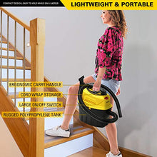 Load image into Gallery viewer, Stanley SL18910P-3 Wet/Dry, 3 Gallon, 3 Horsepower, Portable Car Vacuum, 3.0 HP AC, Black+Yellow

