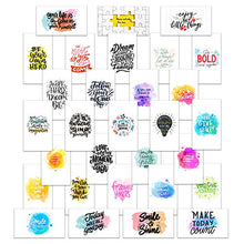 Load image into Gallery viewer, Positive Affirmation Cards 3.5" x 2" - 60 Cards - Great for Lunch Boxes, Vision Boards, Planners, Business, and More! 100% Made in the U.S.A.
