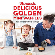 Load image into Gallery viewer, Dash Mini Maker: The Mini Waffle Maker Machine for Individual Waffles, Paninis, Hash browns, &amp; other on the go Breakfast, Lunch, or Snacks - Silver
