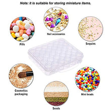 Load image into Gallery viewer, SGHUO 2pack 30PCS 5D Embroidery Diamond Painting Box Storage Containers Portable Plastic Bead Case with Lids for DIY Art Crafts Seeds Beads Sewing Cosmetic Nail Glitter Powder
