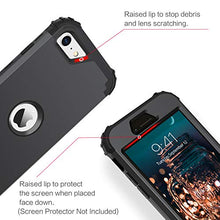 Load image into Gallery viewer, BENTOBEN iPhone SE Case,Phone Case iPhone SE 2020,Heavy Duty 3 in 1 Full Body Rugged Shockproof Hybrid Hard PC Soft Rubber Bumper Drop Protective Girls Women Boy Men Covers for iPhone SE2,Purple/Mint
