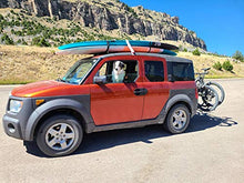Load image into Gallery viewer, WONITAGO Soft Roof Rack Pads with Single Wrap-Rax Straps for Surfboard, Kayak, SUP Paddleboard, Snowboard 28inch (Pair)
