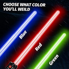 Load image into Gallery viewer, TOY Life Light Up Saber - 3 Pack Lightup Sabers, Telescopic Extendable &amp; Collapsable Laser Sword, LED Light Sword Set with Motion Sensitive FX Sound, Light Up Swords for Kids Adults
