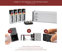Load image into Gallery viewer, Gramercy Kitchen Company Cocktail Smoker - Includes Wood Chips - Smoking Gun | Smoke Meat, Drink &amp; Food Indoor Infuser | Ultimate Sous Vide Foodie Accessories Gift
