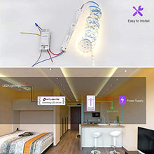 Load image into Gallery viewer, HitLights LED Driver, 60W LED Dimmable Driver Transformer 110-277VAC - 12V 5A DC Electric Dimmable Power Supply for LED Strip Lights, 12V Constant LED Products White
