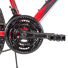 Load image into Gallery viewer, Huffy Hardtail Mountain Bike, Stone Mountain 24-26 inch 21-Speed, Lightweight, Gloss Red (74808)
