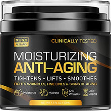 Load image into Gallery viewer, Men's Face Cream Moisturizer - Anti-Aging Cream For Men, Collagen, Retinol &amp; Hyaluronic Acid - Day &amp; Night - Made in USA - Anti Wrinkle 1.7 oz
