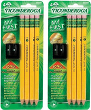 Load image into Gallery viewer, My First Ticonderoga Primary Pencil  and Bonus Sharpener- 2 Pk
