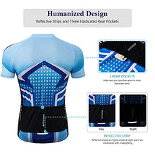 Load image into Gallery viewer, FEIXIANG Men’s Cycling Jersey, Short Sleeve Riding Bike Top Shirts Zipper Cool Dry Biking Clothing with 3 Rear Pockets
