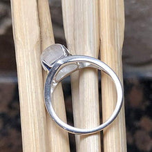 Load image into Gallery viewer, Natural Rainbow Moonstone 925 Sterling Silver Engagement Ring Size 6, 8, 9
