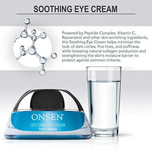 Load image into Gallery viewer, Onsen Secret Under Eye Cream Anti Aging Eye Cream Treatment Gel Sacred Japanese Hot Spring Minerals for Wrinkles and Dark Circles, Firming Eye Cream for Morning &amp; Night (30 ml)
