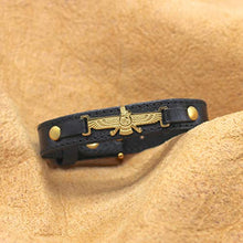 Load image into Gallery viewer, Unisex Persian Farsi Farvahar Faravahar Bracelet Gift Art
