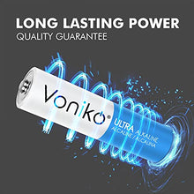 Load image into Gallery viewer, VONIKO Alkaline 9V Battery 4 Pack &amp; AAA 24 Pack Triple A Battery- Ultra Long Lasting
