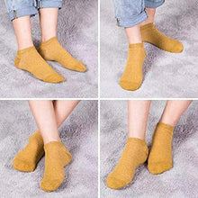 Load image into Gallery viewer, MAGIARTE Womens Ankle Socks Soft Pure Cotton Low Cut Athletic Casual Mutil Color No Show Socks for Women 6-Pack (color #00)
