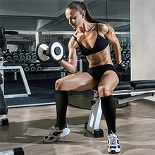 Load image into Gallery viewer, CHARMKING Compression Socks for Women &amp; Men Circulation (3 Pairs) 15-20 mmHg is Best Athletic for Running, Flight Travel, Crossfit, Cycling, Pregnant - Boost Performance, Durability (S/M, Black)
